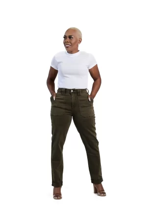 High Waist Aurora Weekender Garment Dyed Cuffed Judy Blue