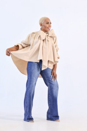 Alternative view of The "Graceful" Dressy Flare-Out Top