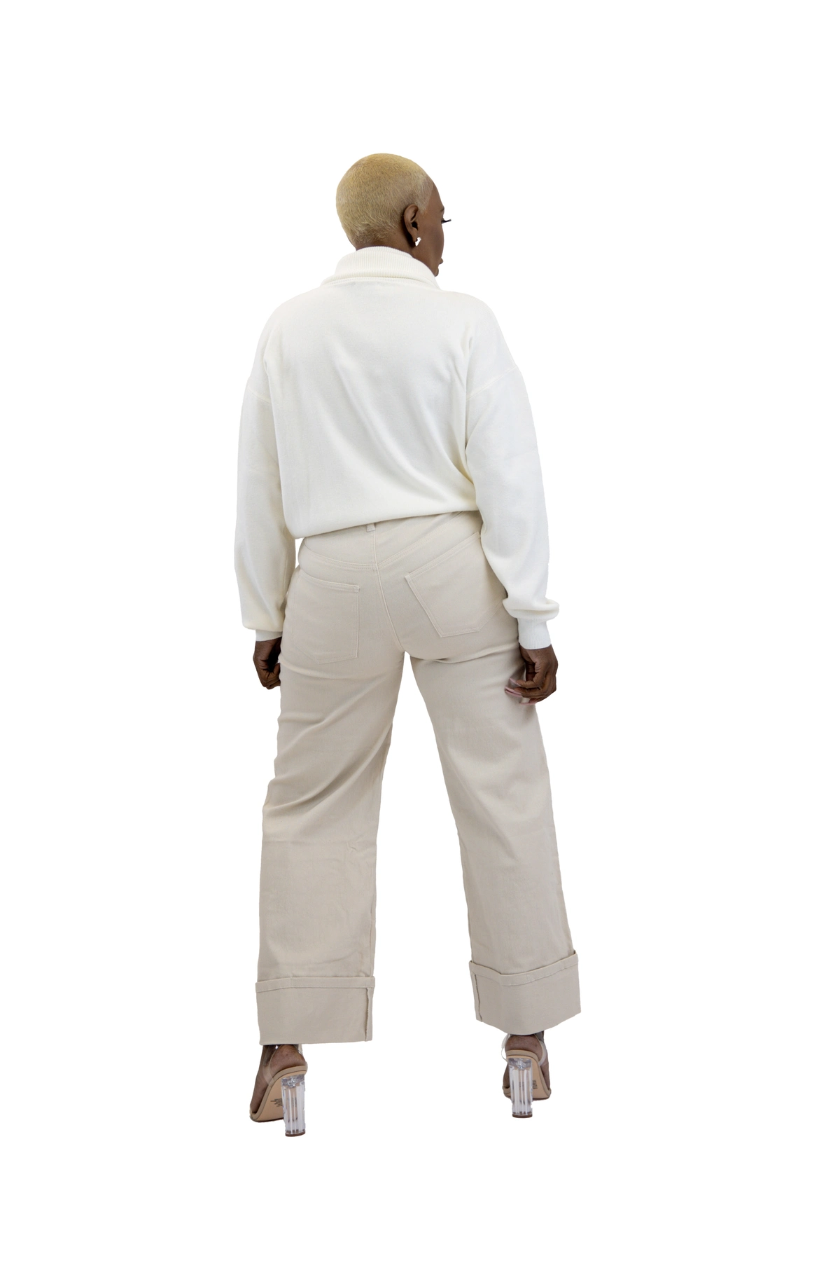 Solid Mid-Rise Ankle Length Pants - Image 8