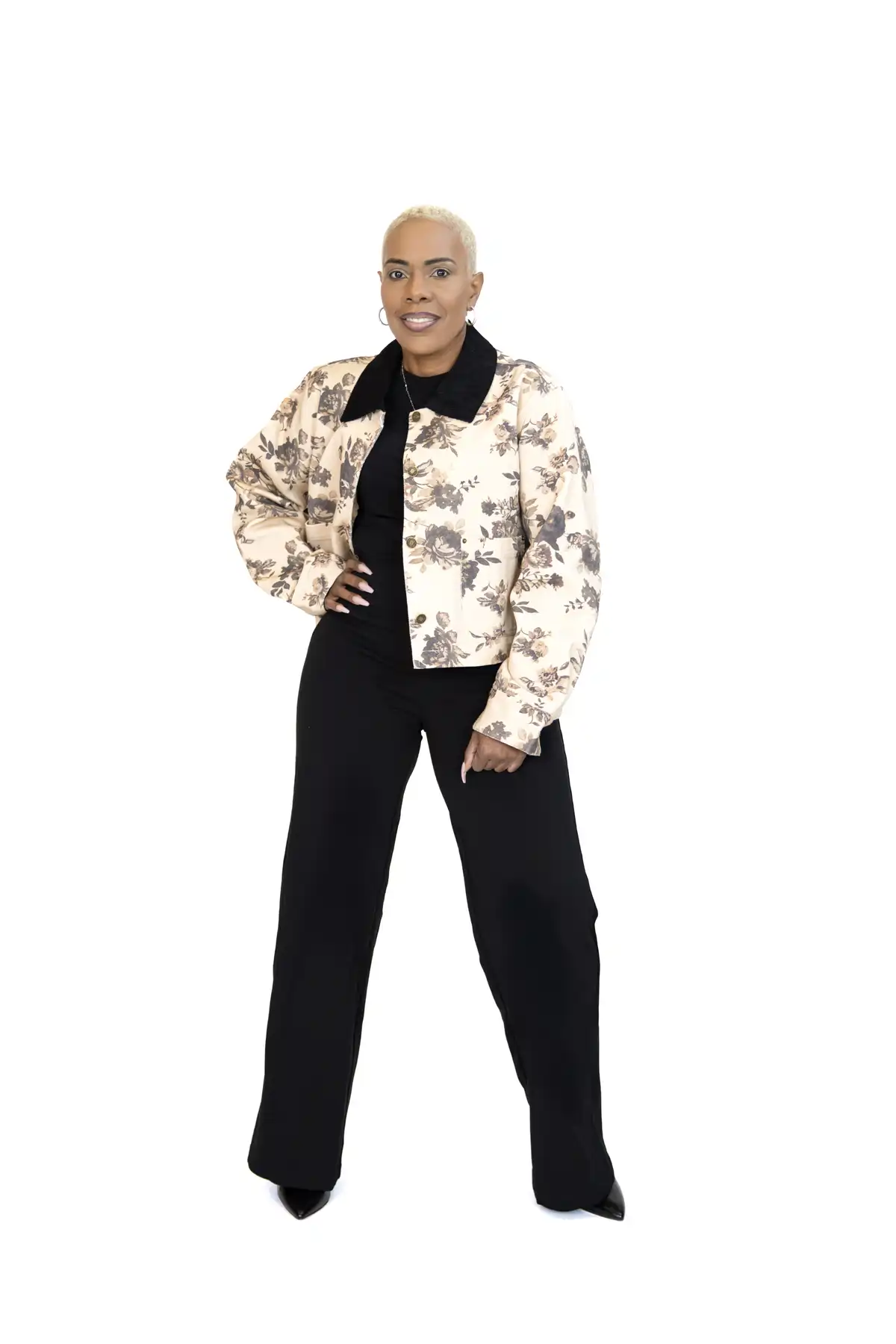 The Lila Long Sleeve Mid-Waist Jacket Featuring - Image 2