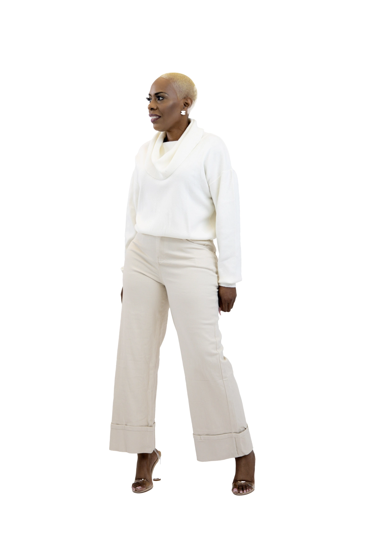 Solid Mid-Rise Ankle Length Pants - Image 7