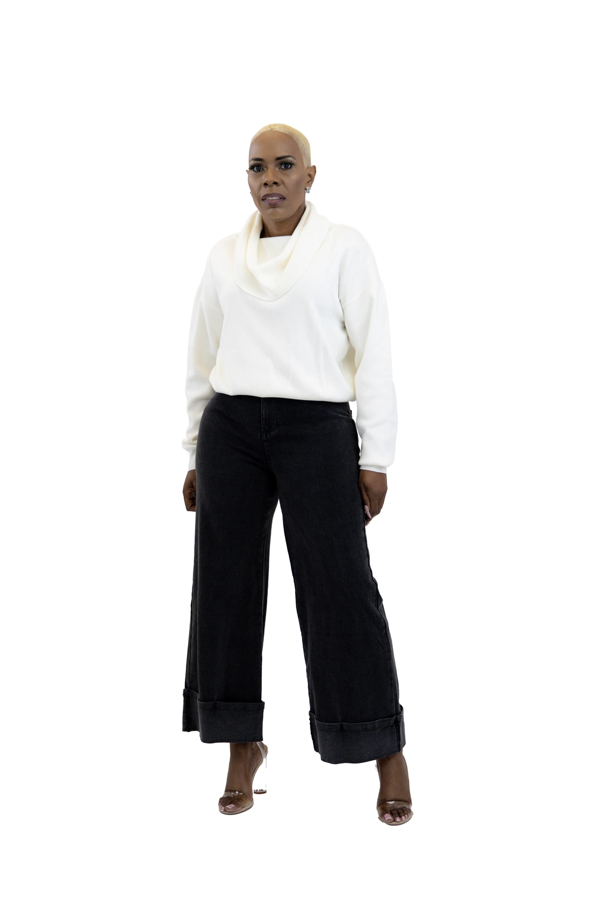 Solid Mid-Rise Ankle Length Pants - Image 9