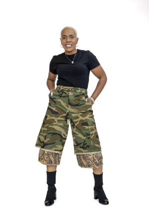 NeNe Camo Cargo Shorts