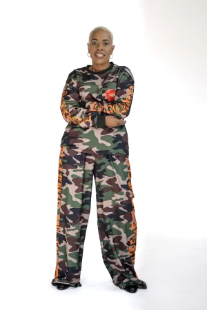 Alternative view of Unbothered Camo Long Sleeve Set