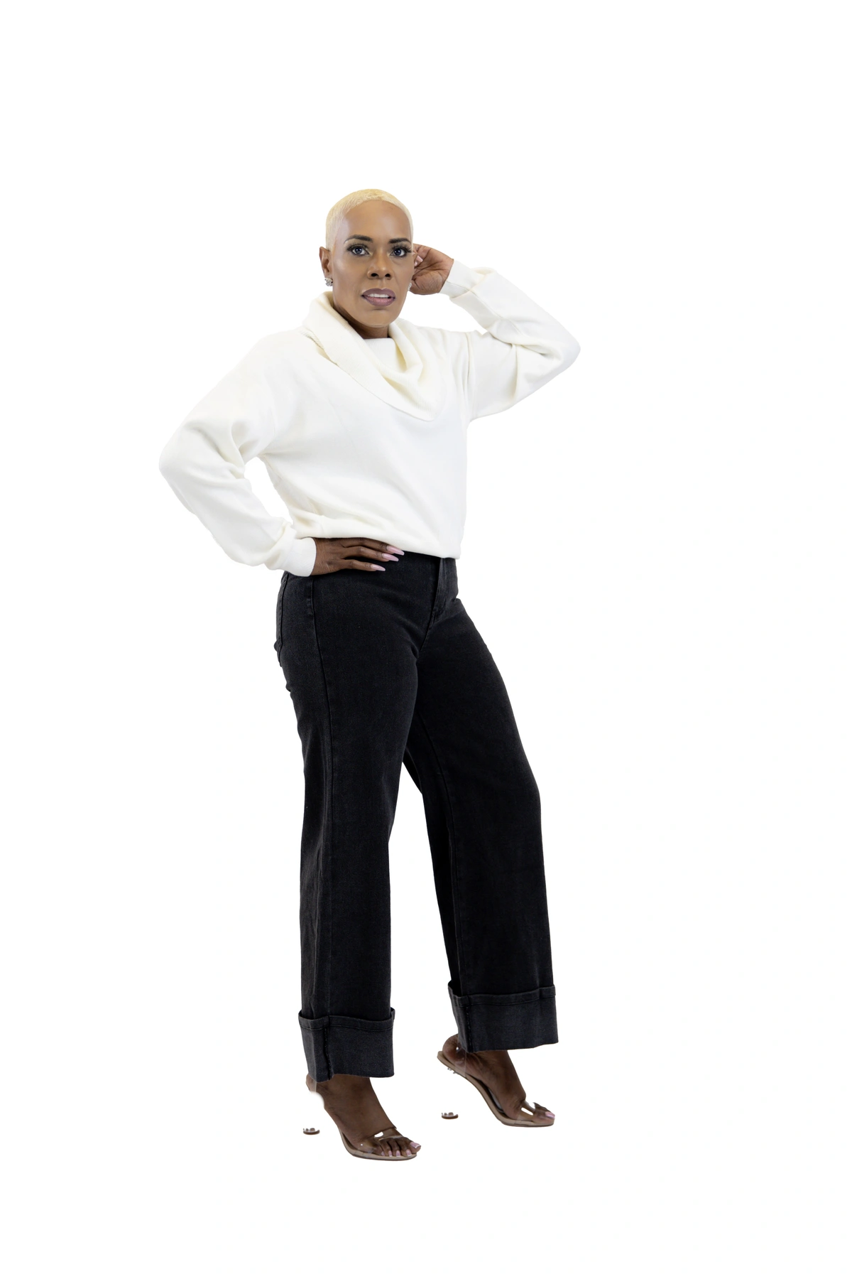 Solid Mid-Rise Ankle Length Pants - Image 11