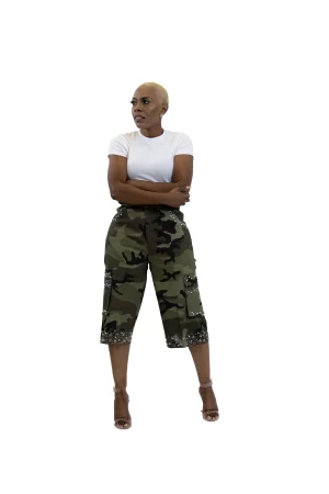 Alternative view of Glam Camo Cargo Shorts