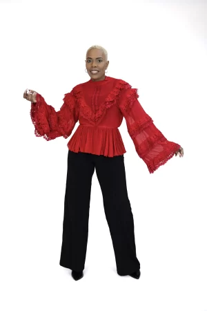 Victorian Ruffle Lace Blouse
