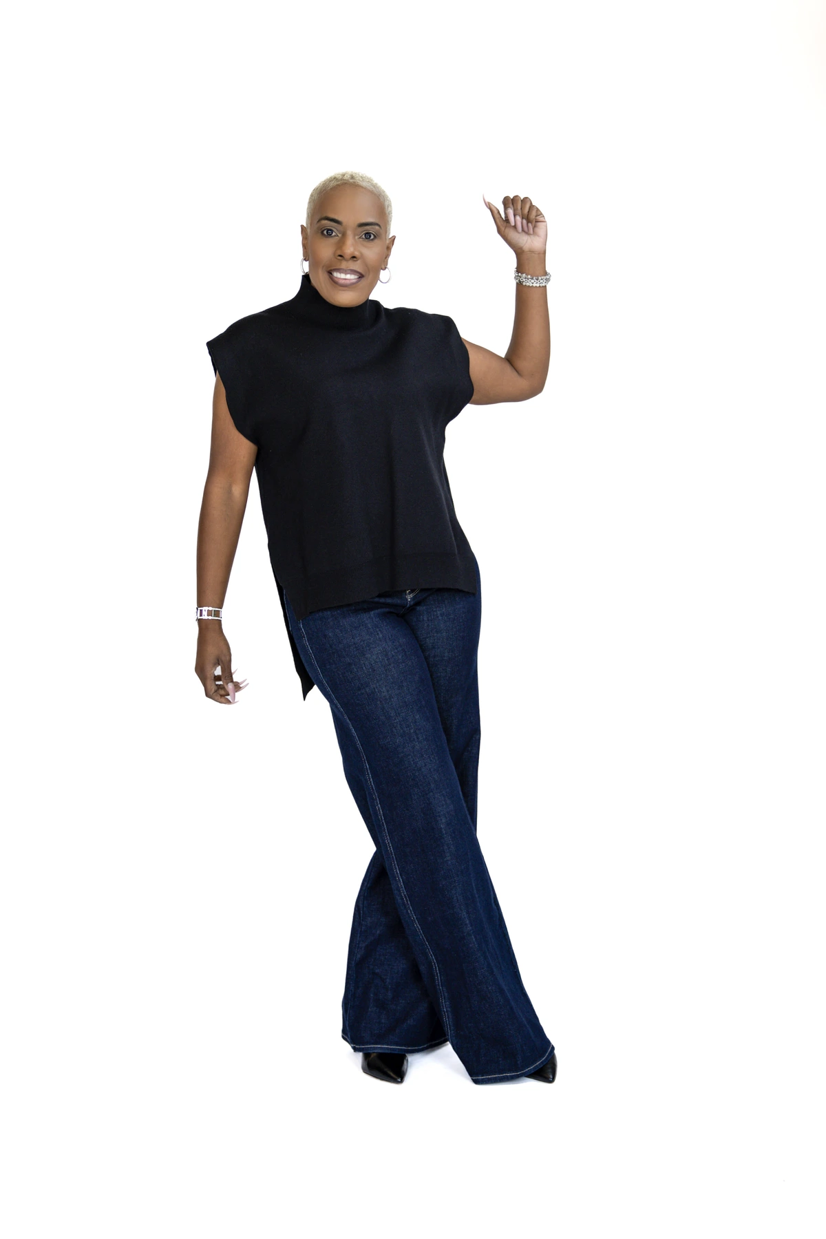 The Camila Knit Mock Neck Knit Top - Image 7